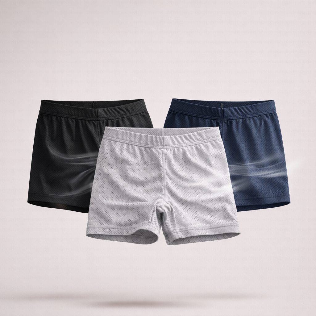 Pack 7 Boxers Premium Transpirables – Noir AirFlex