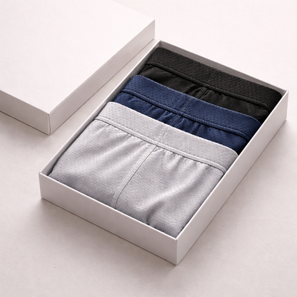 Pack 7 Boxers Premium Transpirables – Noir AirFlex