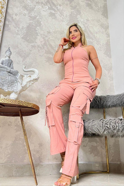Noir Vanguard – Utility Jumpsuit