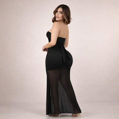 Vestido Elegante -  Noir Éclipse